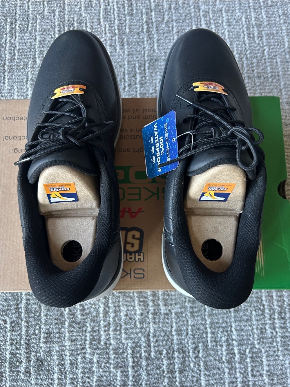 Skechers Slip-ins Waterproof: GO GOLF Prestige Black 9.5 - Picture 6 of 7